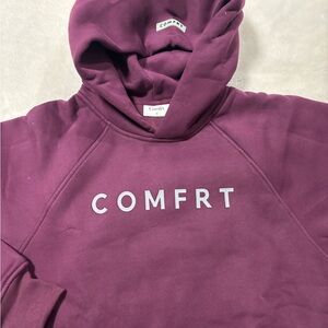 COMFRT Men's Purple Hoodie Sweater